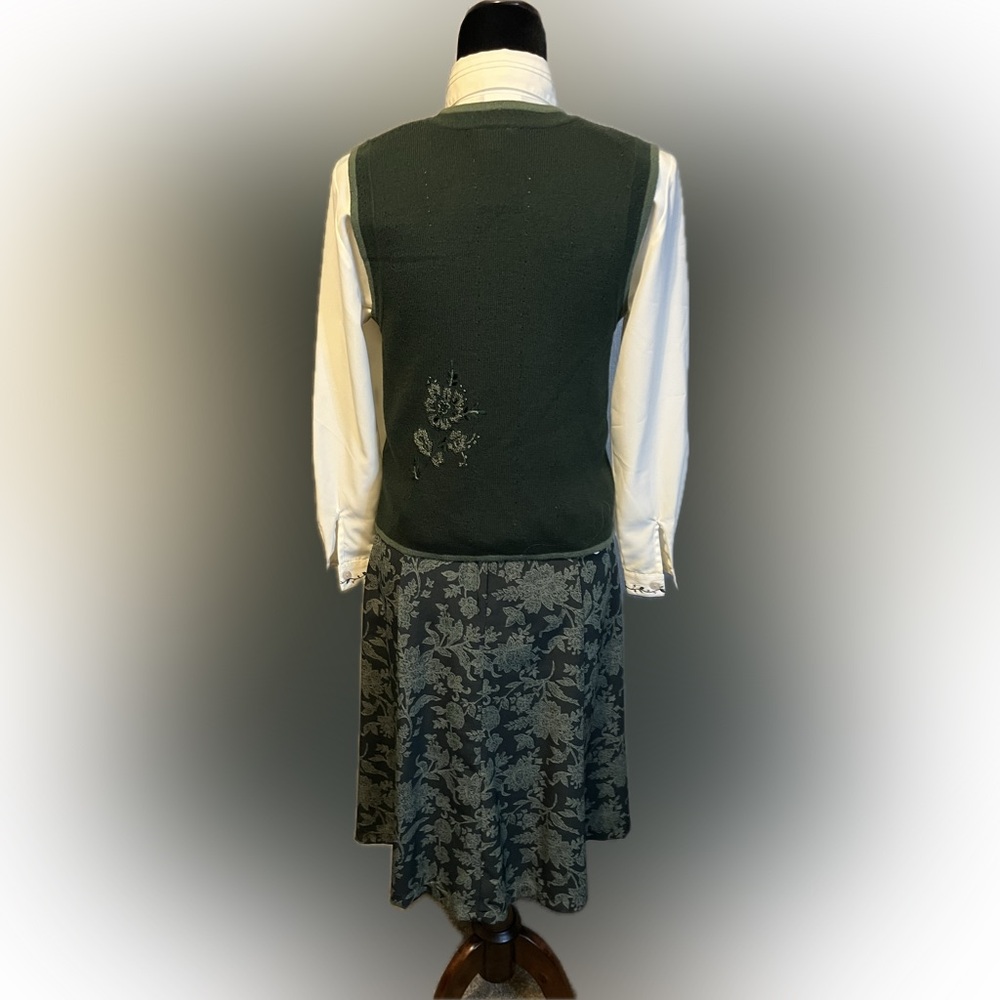 Koret Vintage Skirt, Blouse & Cardigan Outfit size 4P - Picture 2 of 14